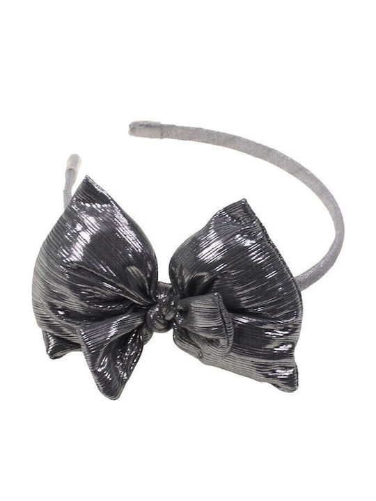 Papillon Kids Silver Kids Headband with Bow