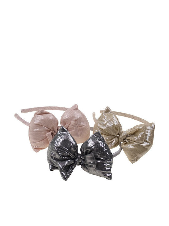 Papillon Kids Silver Kids Headband with Bow