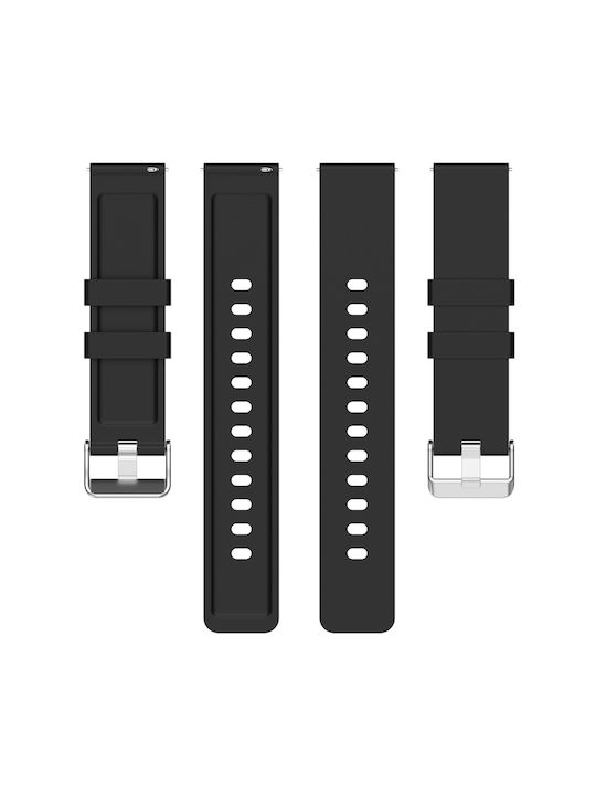 Style Armband Silikon Schwarz (Amazfit Bip 3 / Bip 3 Pro)