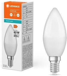 Ledvance Bec LED 4.9W 96mm pentru Soclu E14 Alb natural 470lm