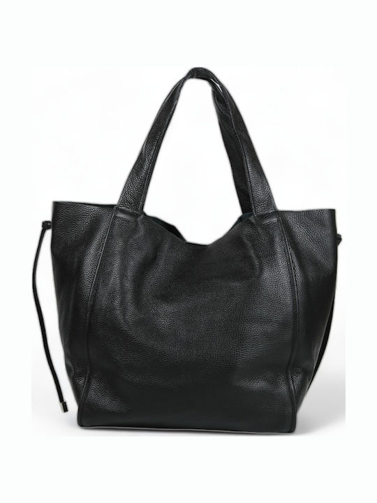 Damentasche aus Leder Passaggio Schwarz Shopper