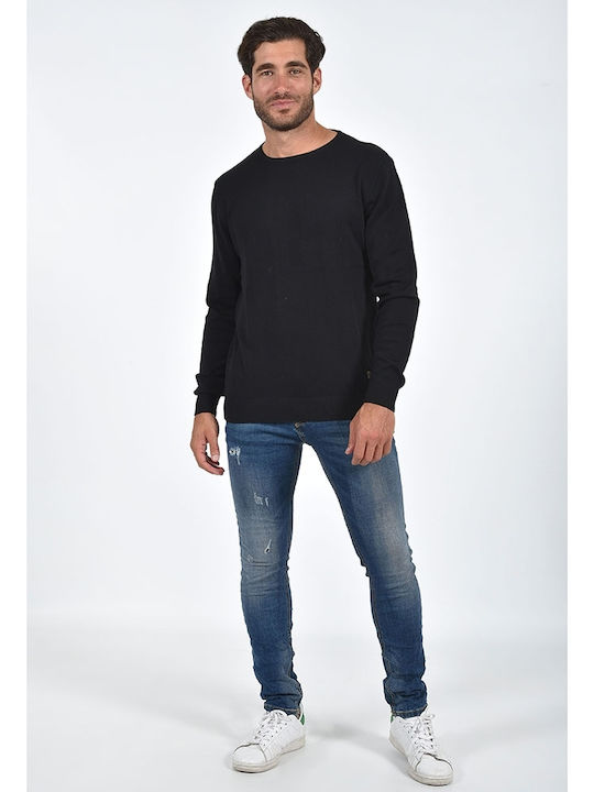 Clever Men's Long Sleeve Sweater BLACK