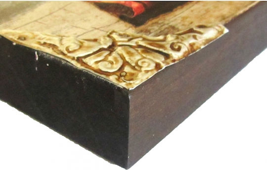 IconsGR Icoană Maica Domnului Cu Pruncul Din Lemn 21x30cm P16ΧΡΙ