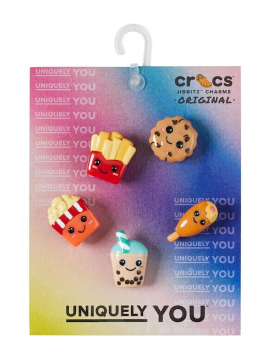 Crocs Jibbitz Charm-uri Drăguțe Multicolore 5 Bucăți
