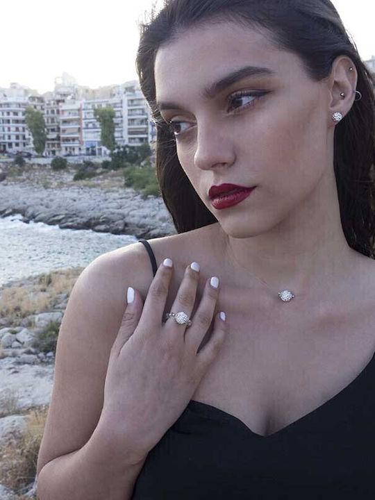 Theodora's Jewellery Earrings made of Silver with Stones