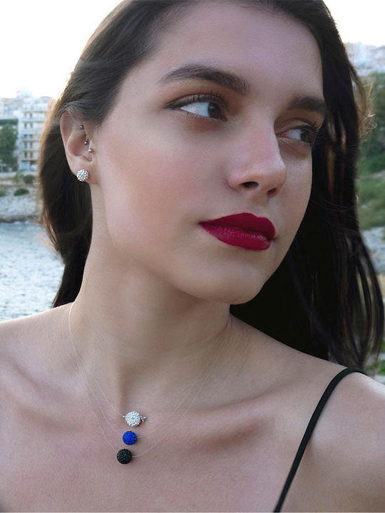 Theodora's Jewellery Ohrringe aus Silber mit Steinen