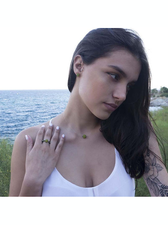 Theodora's Jewellery Ohrringe aus Silber mit Steinen