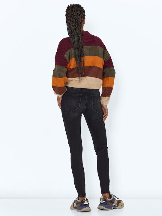 Damen Langarm Pullover Mehrfarbig