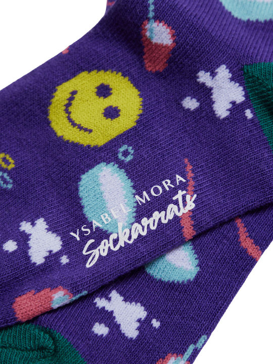 Ysabel Mora Kids' Socks Purple