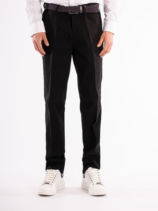 Lexton Men's Trousers Chino Black