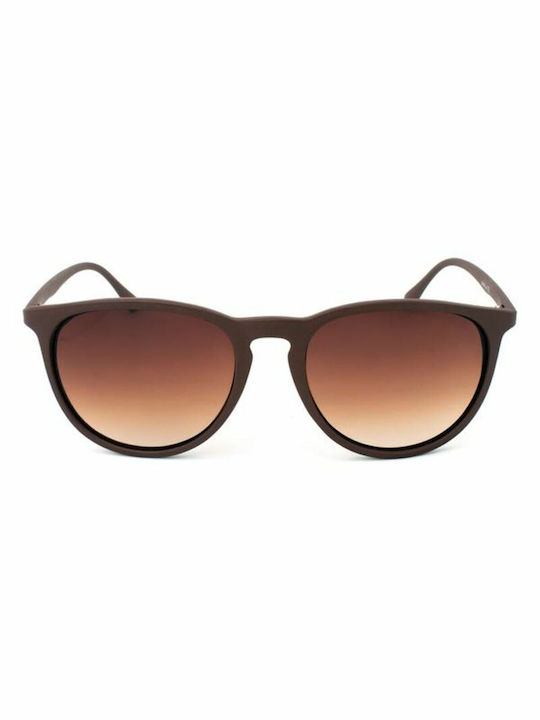 LondonBe Sunglasses with Brown Plastic Frame and Brown Gradient Lens LB79928511113