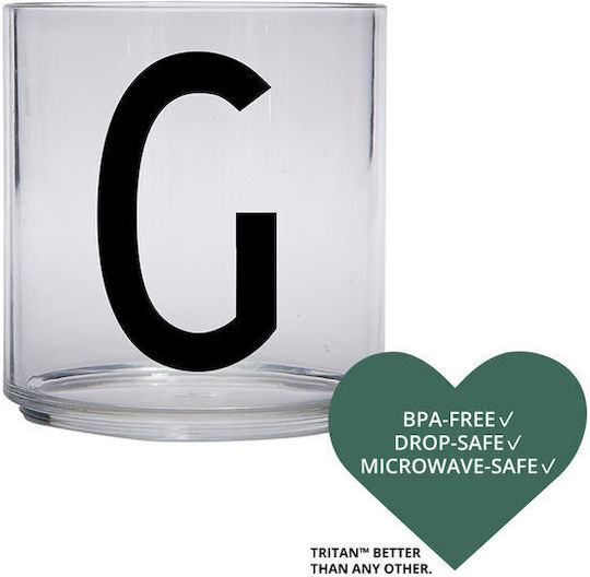 Design Letters Ποτήρι Νερού Πλαστικό 220ml