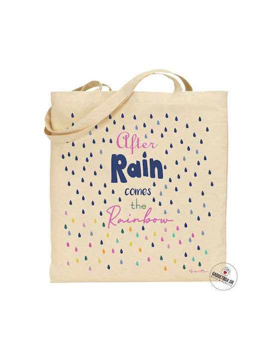 Fabric Shopping Bag Beige