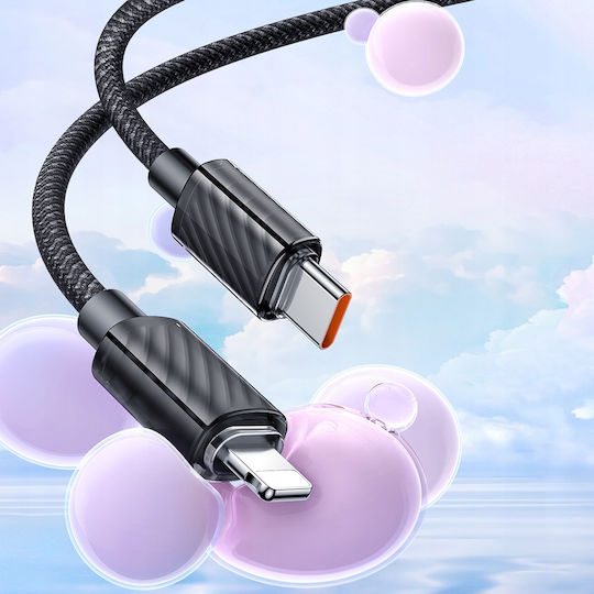 Mcdodo Braided USB-C to Lightning Cable 36W Μαύρο 1m (CA-3660)