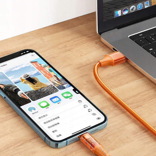 Mcdodo USB-C to Lightning Cable 36W Πορτοκαλί 1m (CA-1591)