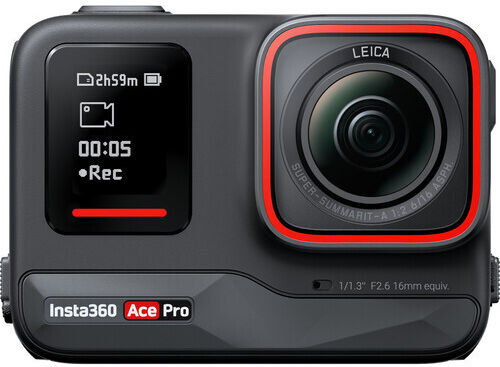 Insta360 Ace Pro Action Camera 8K Underwater with Touch Screen 2.4" and Wi-Fi Black
