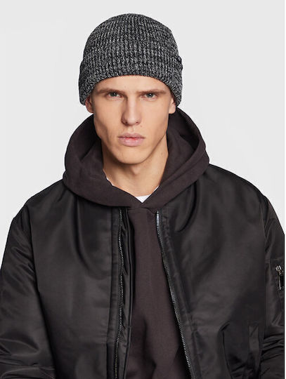 Core Basics Beanie Beanie Knitted Black Heather
