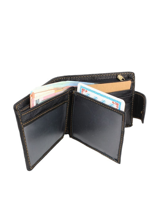 Leather Men's Wallet Classic Black