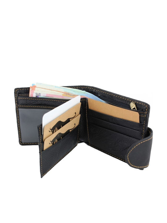 Leather Men's Wallet Classic Black