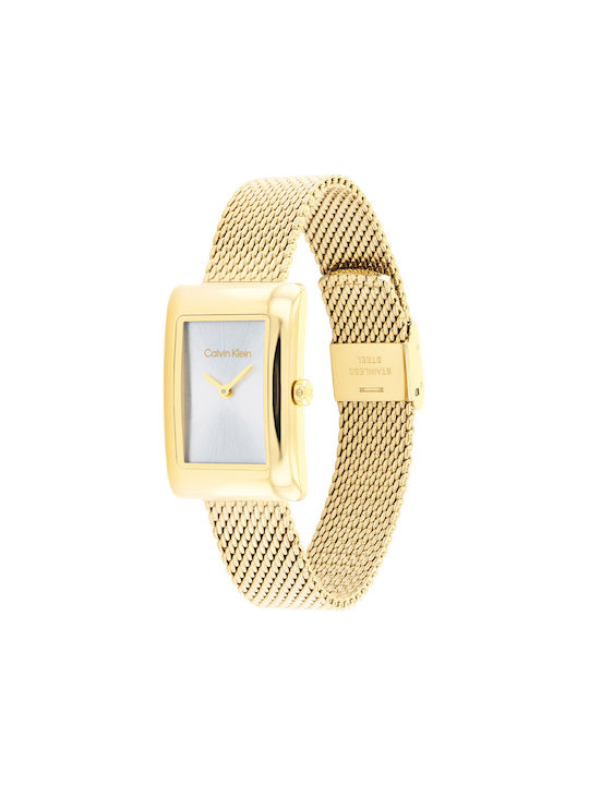 Calvin Klein Watch with Gold Metal Bracelet