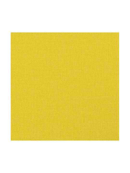 vidaXL Zwei-Sitzer Sofa Hellgelb 138x77x80cm