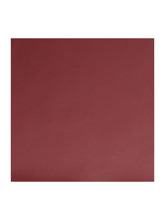 Relax Armchair with Footstool from Leatherette Burgundy 74x88x97cm