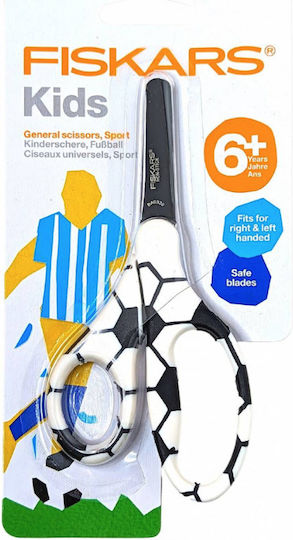 Fiskars Παιδικό Ψαλίδι 13εκ. με Μεταλλική Λεπίδα Λευκό 1τμχ