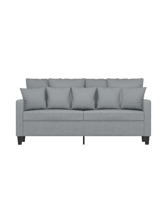 Διθέσιος Καναπές Ανοιχτό Γκρι 158x77x80εκ.