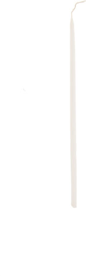 Church Candles White Paraffin 1 Kilogram No 2