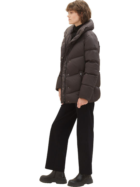 Scurtă Jachetă de femei Puffer Black.