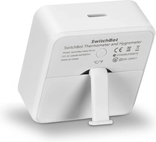 Switchbot Switchbot Ψηφιακό Υγρασιόμετρo & Θερμόμετρo για Χρήση σε Εσωτερικό Χώρο