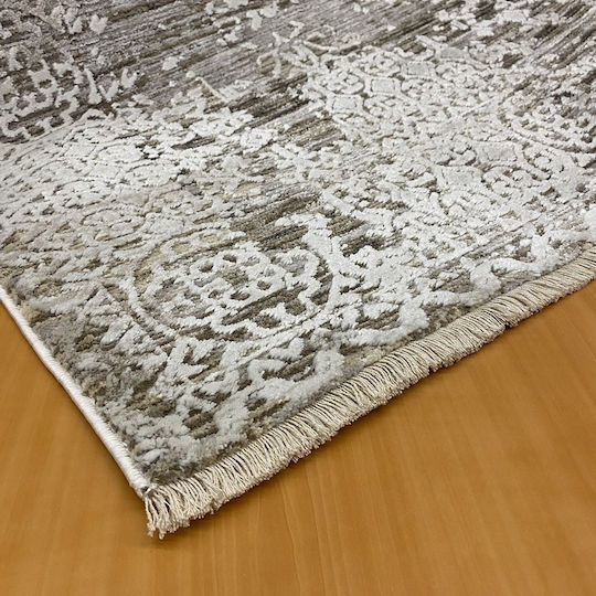 Koulis Carpets Perfect 5839a Set Modern Schlafzimmer-Teppichsets Synthetisch,Polyester/Cotton/Leather Beige 86-52-0056 3Stück