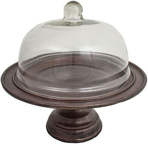 Wrapped Sweet Cake Stand Aluminum Copper Color Height 34cm Diameter 35cm