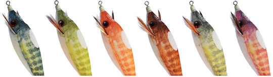 DTD Hybrid Kanjac Tintenfisch-Jigs Nr.2 #2.0 6.5cm/8.7g Alles Mattgrau