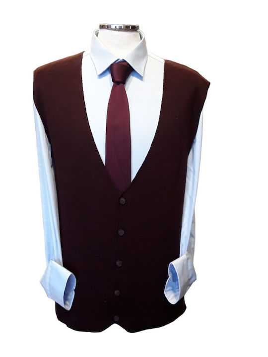 Men's Vest Bordeaux