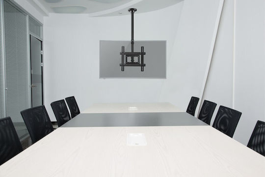 Gembird CM-70ST-01 Βάση Τηλεόρασης Οροφής έως 70" και 50kg Μαύρο