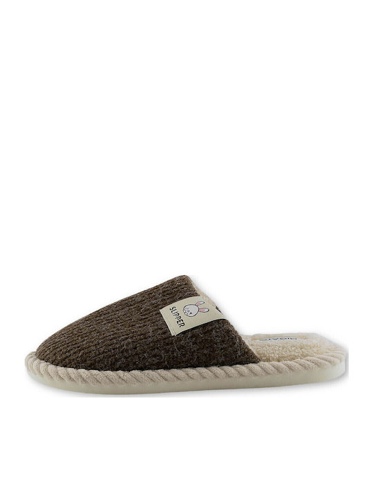 Winter Women's Slippers Brown