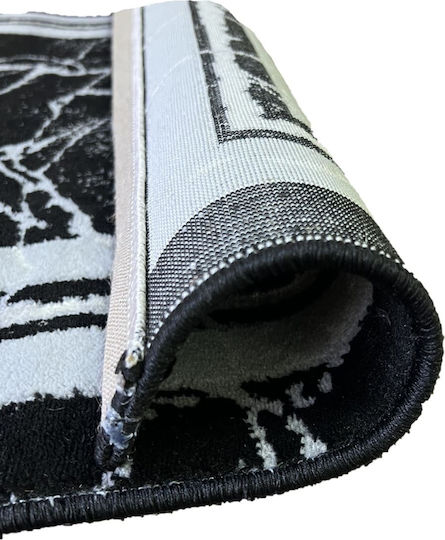 Marmo Carpet Set De Covoare Pentru Dormitor Cement Modern Antracit 3 Bucăți