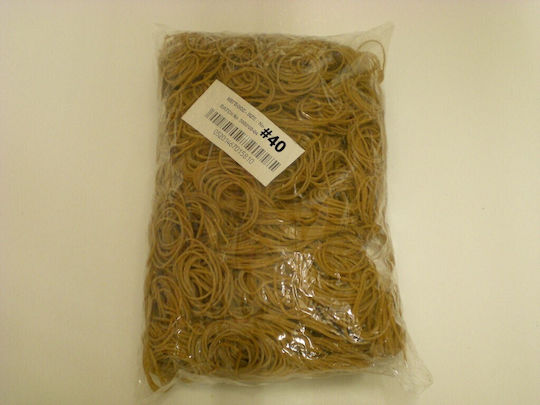 Benzi de cauciuc pentru ambalare cu diametru 40mm Brown 1gr