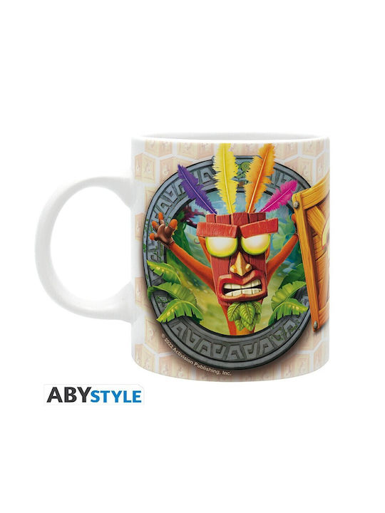 Abysse Crash Bandicoot Ceramic Cup Multicolour