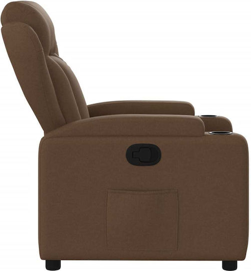 Relax Armchair with Footstool Coffee 77x94.5x100cm