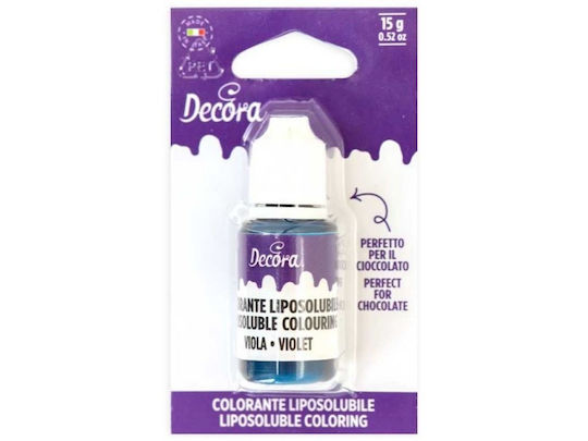 Decora Χρώμα Ζαχαροπλαστικής Κόκκινο 15gr