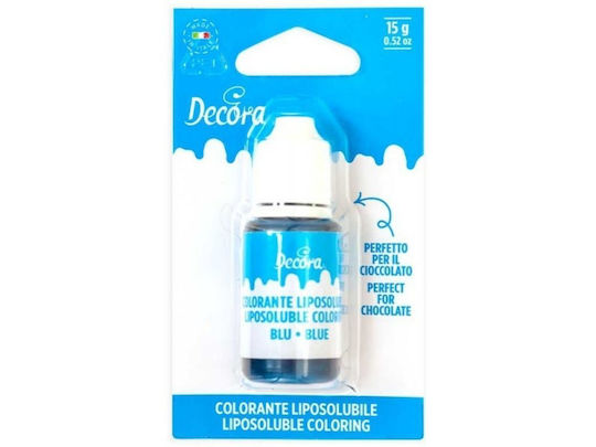 Decora Χρώμα Ζαχαροπλαστικής Μαύρο 15gr