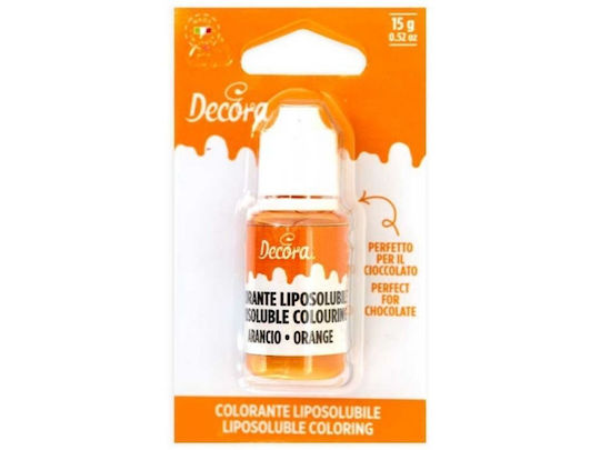 Decora Χρώμα Ζαχαροπλαστικής Μαύρο 15gr