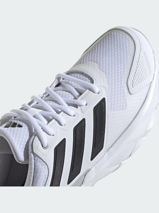 adidas Courtjam Control 3 Мъжки Тенис обувки Всички съдилища Бели adidas Courtjam Control 3 Мъжки Тенис обувки Всички съдилища Бели