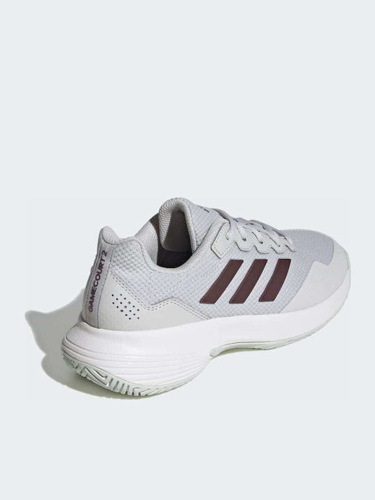 adidas Gamecourt 2.0 Men's Tennis Shoes for All Courts Gray