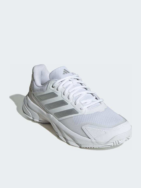 adidas Courtjam Control 3 Women's Tennis Shoes for All Courts White
