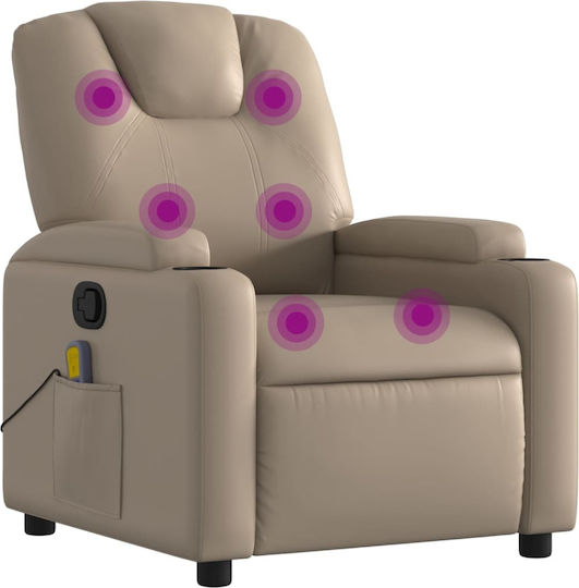 Relax με Υποπόδιο 74x88x97cm Καπουτσίνο Relax με Υποπόδιο 74x88x97cm Καπουτσίνο
