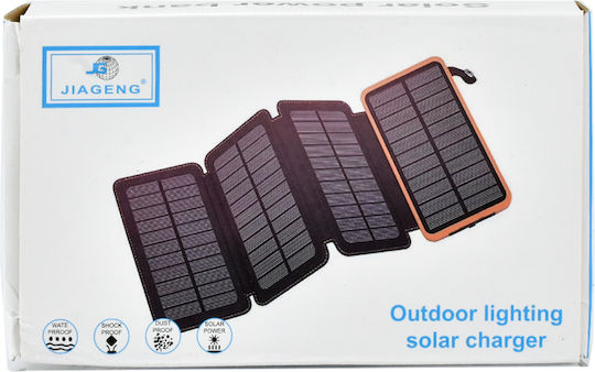 Jiageng Ηλιακό Power Bank 16800mAh Μαύρο