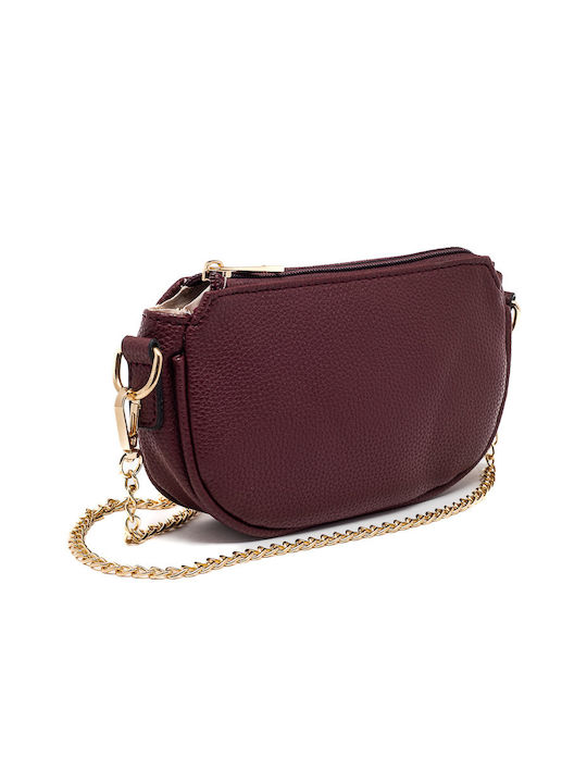 Voi & Noi Women's Bag Crossbody Burgundy